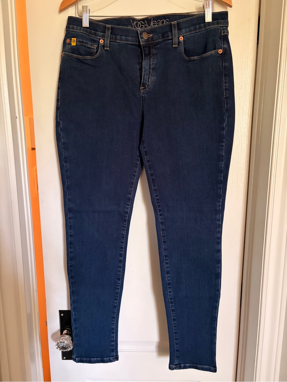 Yoga Jeans Women's Navy Skinny - Stretch Slim Fit